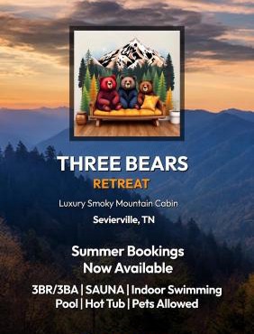 Spring Break Cabin Indoor Pool Minutes to Dollywood