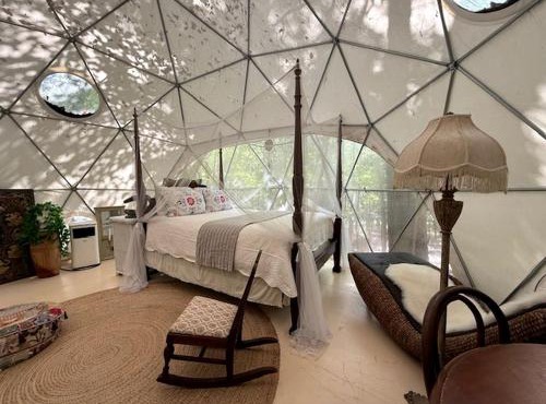 Sublime Geodesic Dome Haven near Lake Oconee in Georgia