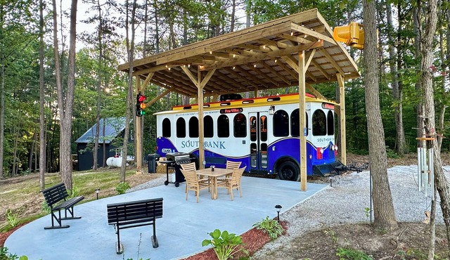 The Trolley Stop Getaway near Patoka Lake and French Lick