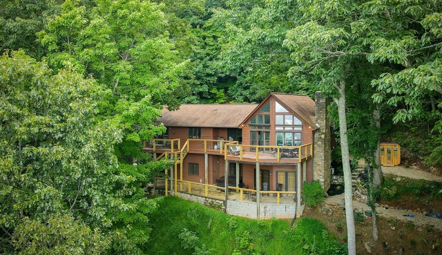 Views & Brews | Mountain and Lake Views in Asheville with Hot Tub and Sauna