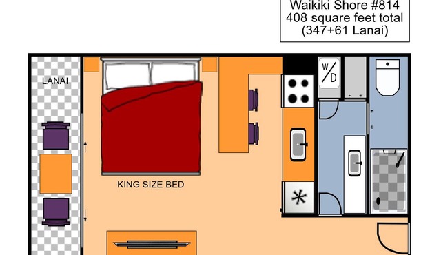 Wow! Ocean View Studio at Waikiki Shore, Just Steps to Waikiki Beach! in Honolulu