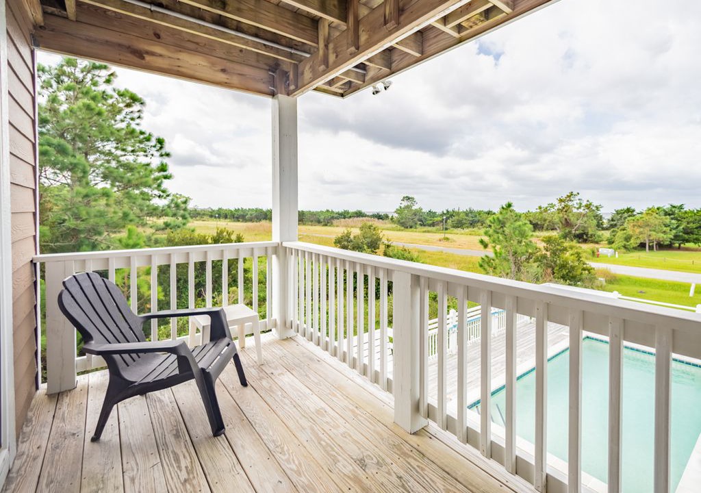 Photo of Patio Balcony in Wind Over Waves