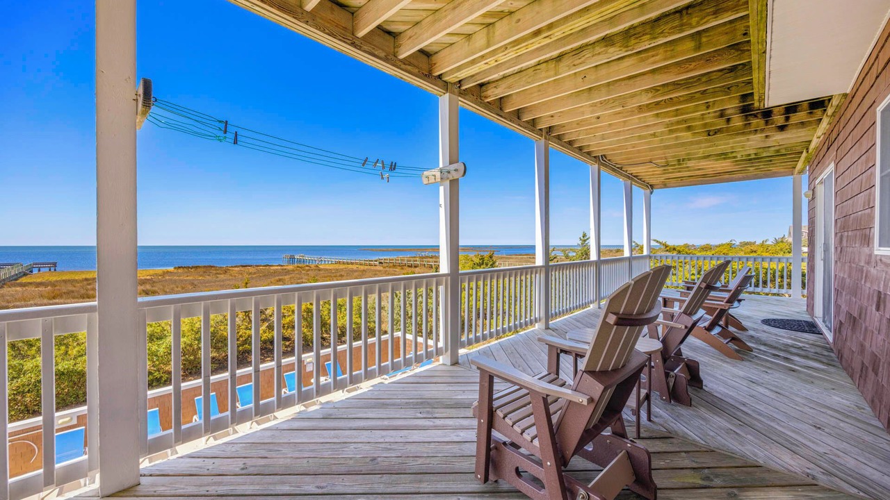 Photo of Patio Balcony in Wind Over Waves