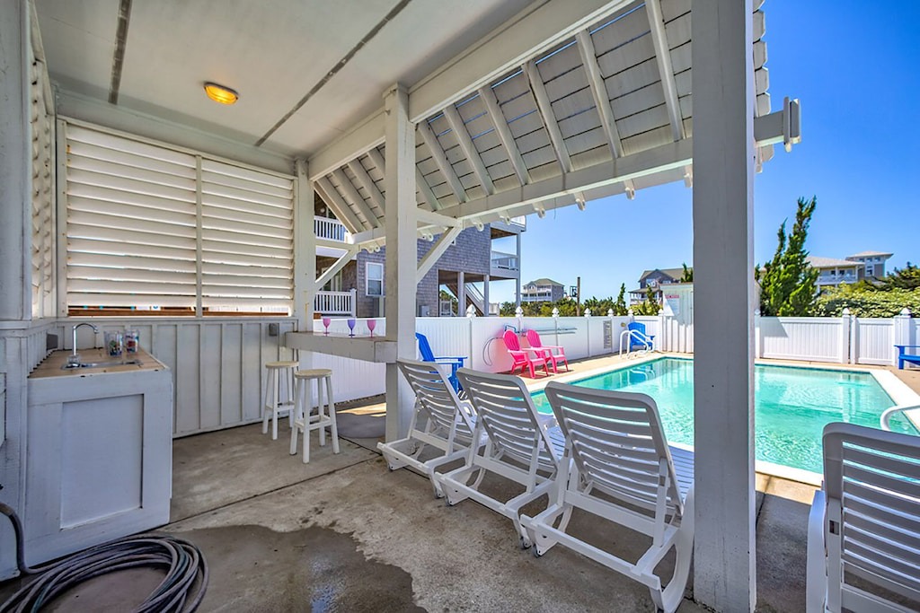 Photo of Patio Balcony in Wind Over Waves