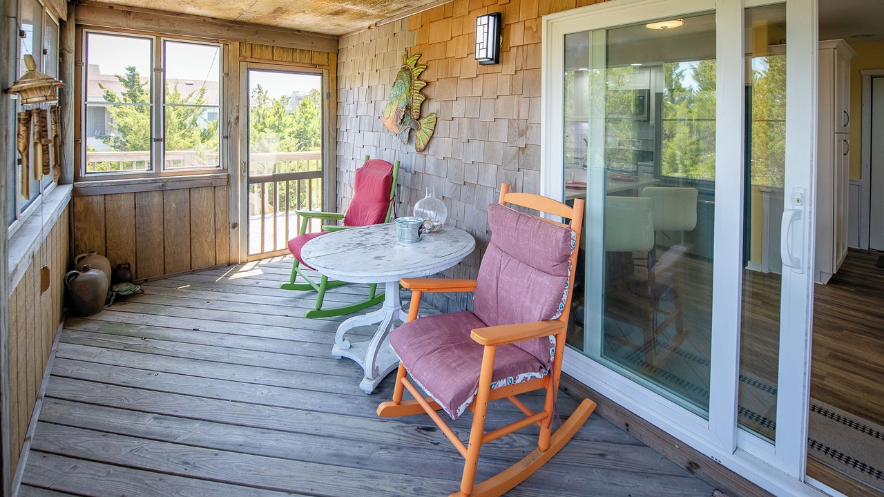 Photo of Patio Balcony in Wind Over Waves