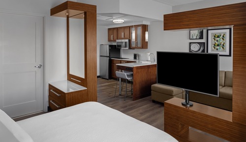 Studio, 1 Queen Bed with Sofa bed