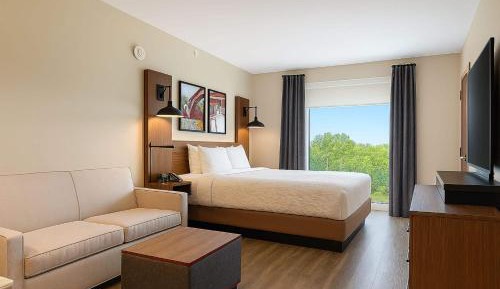 1 King Bed, Hearing Accessible Room, Sofa Bed, Kitchen, Non-Smoking