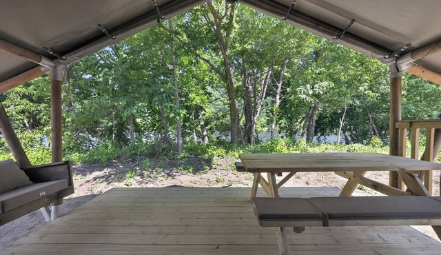 Luxury Safari Tent on the New River